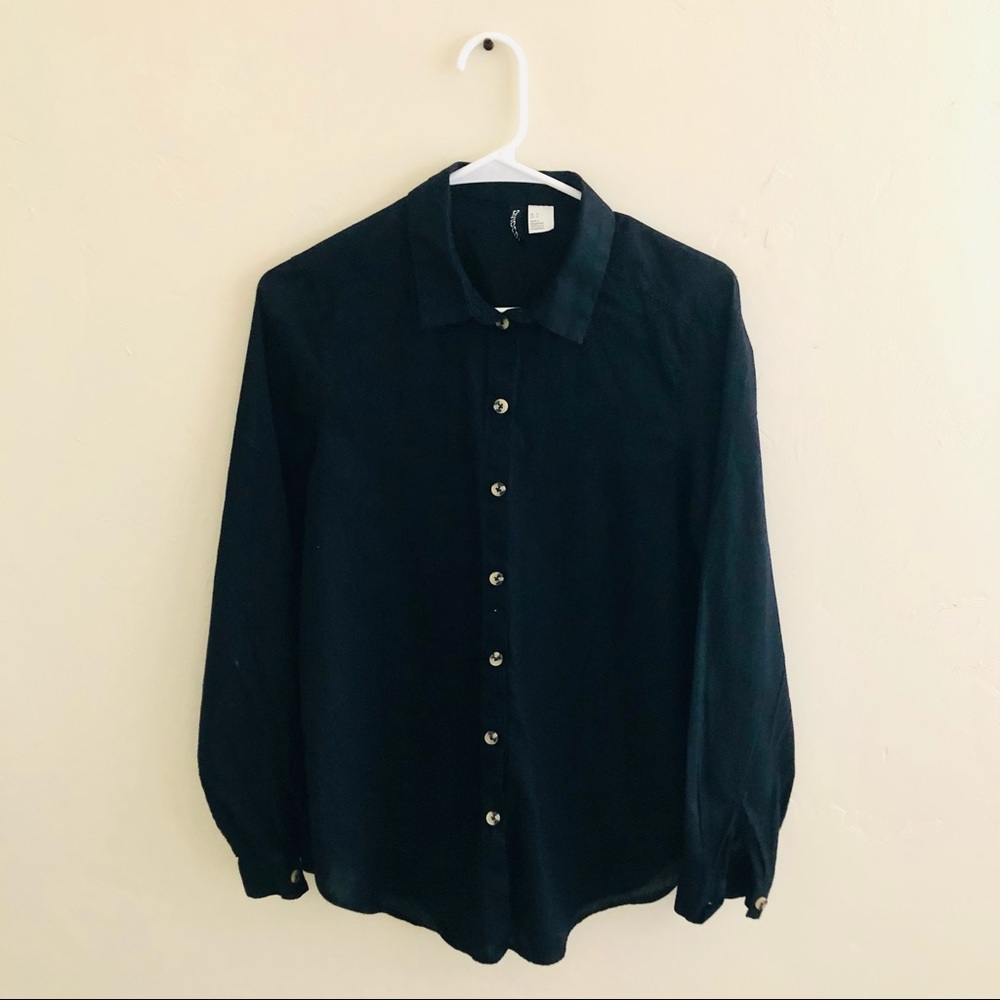 black button up